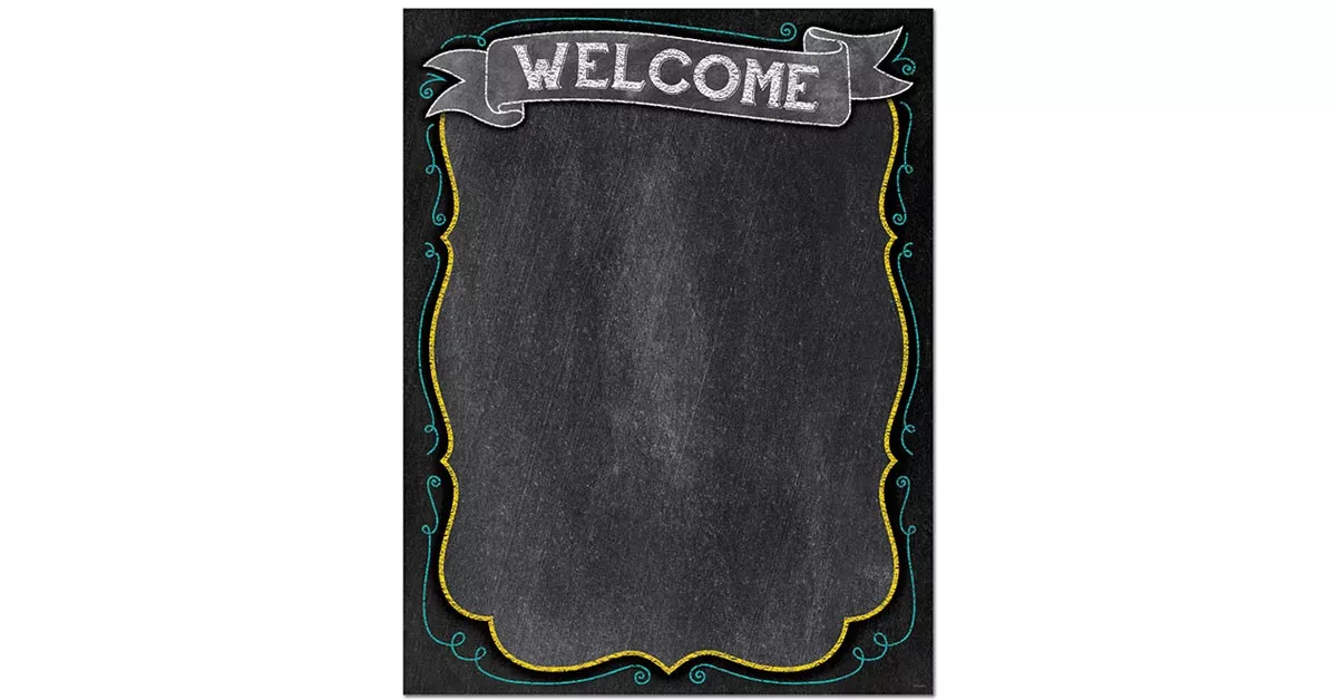 Chalk It Up! Welcome Chart