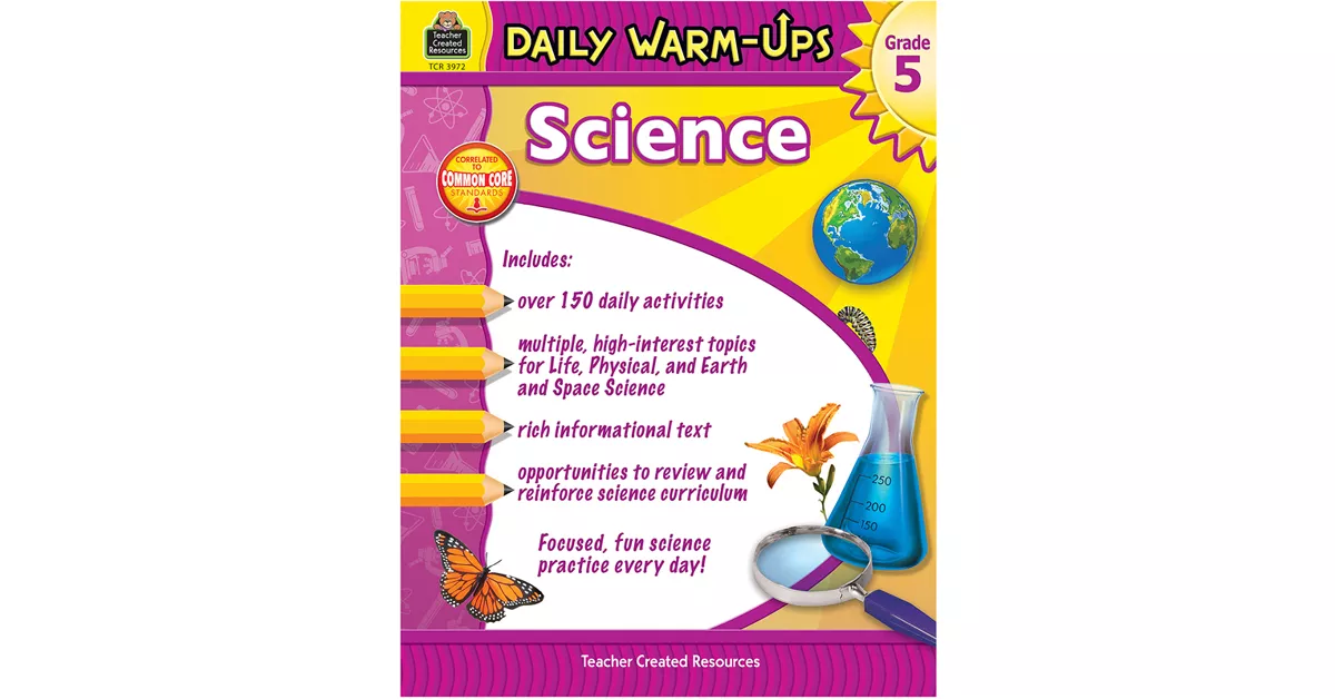 daily-warm-ups-science-book-grade-5 Daily Warm-Ups Science Book, Grade 5