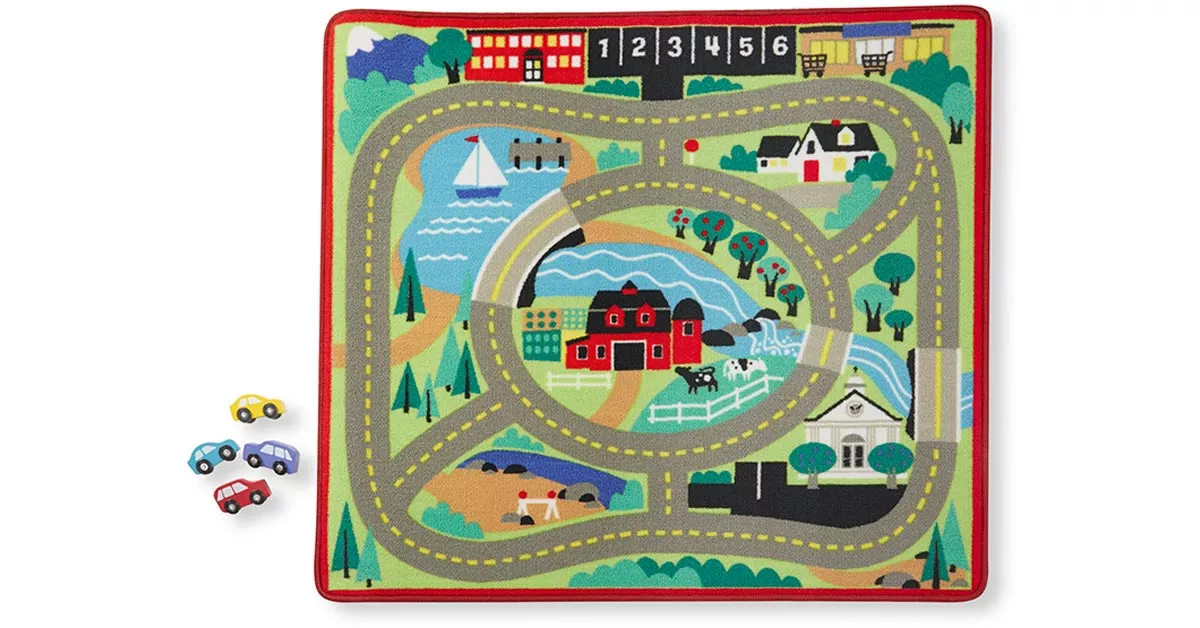 round-town-road-rug-car-set 'Round the Town Road Rug & Car Set